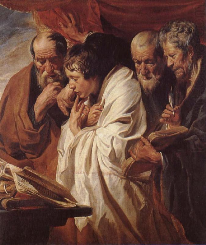 Jacob Jordaens The four Evangelists china oil painting image